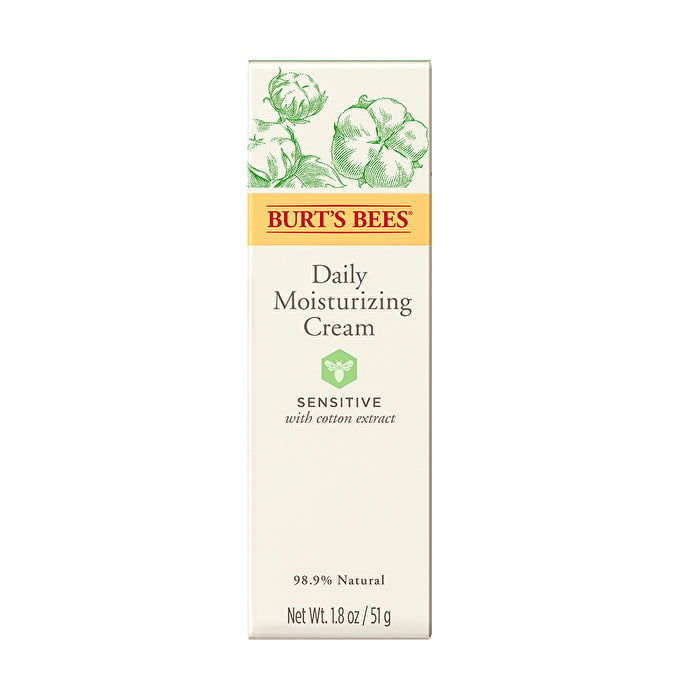 Burts Bees Burts Bees Sensitive with Cotton Extract Daily Moisturizing Cream 50g Image 1