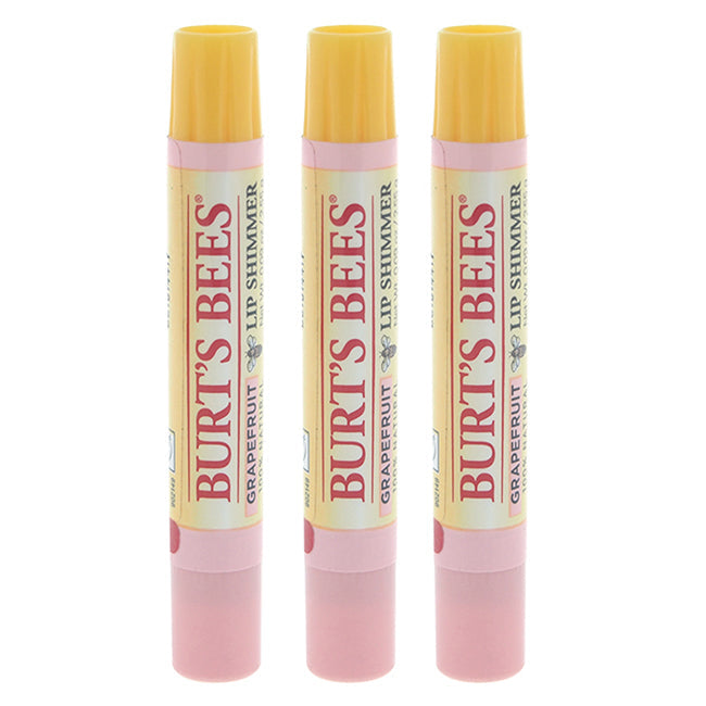 Burts Bees Burts Bees Lip Shimmer - Grapefruit by Burts Bees for Women - 0.09 oz Lip Shimmer - Pack of 3 Image 1