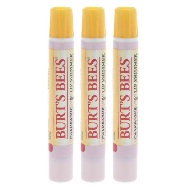 Burts Bees Burts Bees Lip Shimmer - Champagne by Burts Bees for Women - 0.09 oz Lip Shimmer - Pack of 3 Image 1