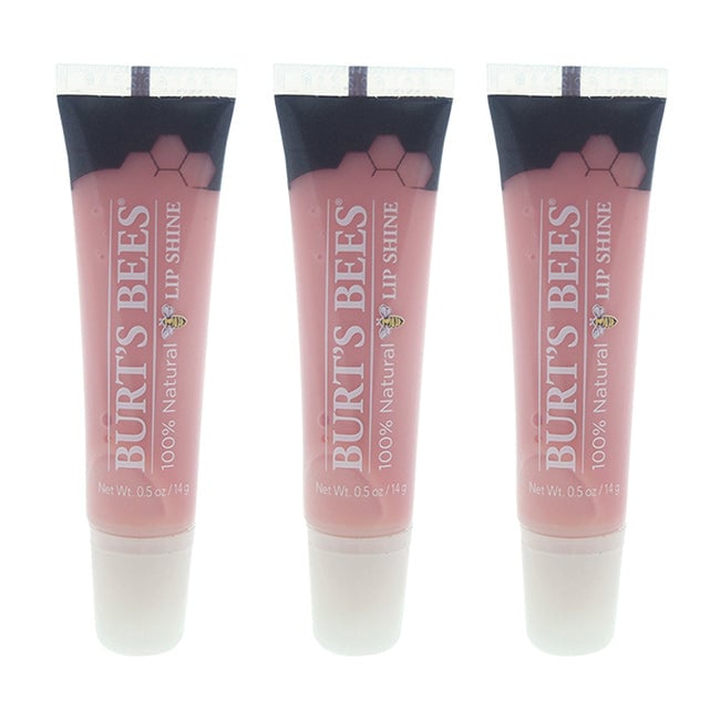 Burts Bees Burts Bees Lip Shine - 010 Whisper by Burts Bees for Women - 0.5 oz Lip Gloss - Pack of 3 Image 1