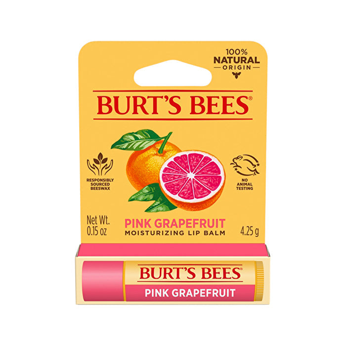 Burts Bees Burts Bees Moisturising Lip Balm Pink Grapefruit 4.25g Image 1