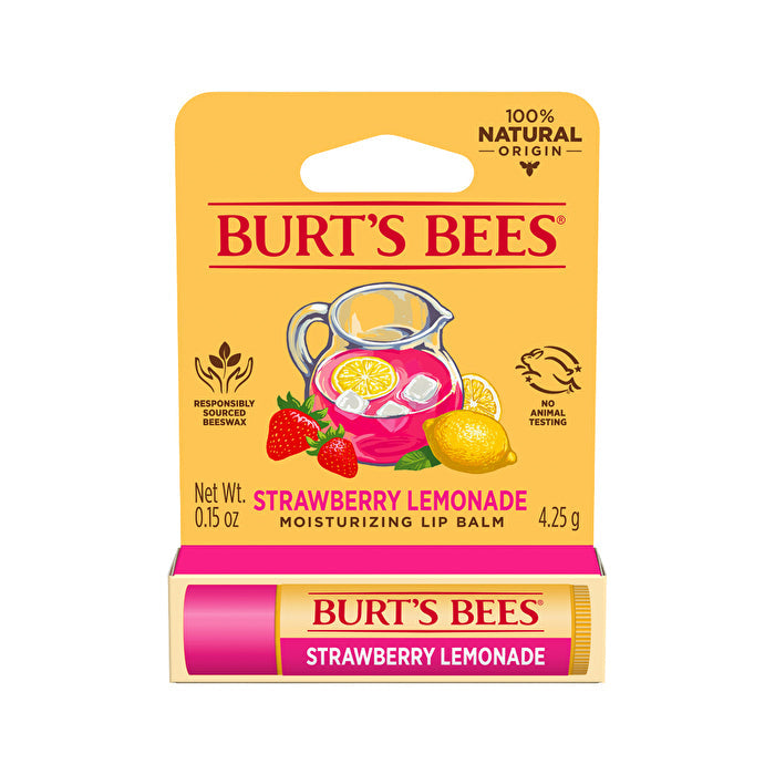 Burts Bees Burts Bees Moisturising Lip Balm Strawberry Lemonade 4.25g Image 1