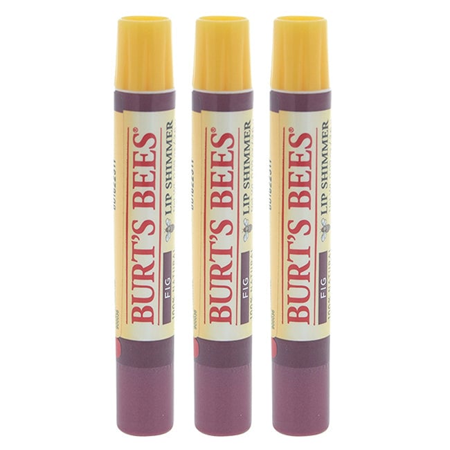 Burts Bees Burts Bees Lip Shimmer - Fig by Burts Bees for Women - 0.09 oz Lip Shimmer - Pack of 3 Image 1