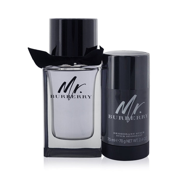 Burberry Mr. Burberry Coffret: Eau De Toilette Spray 100ml/3.3oz + Deodorant Stick 70g/2.4oz 2pcs Image 1