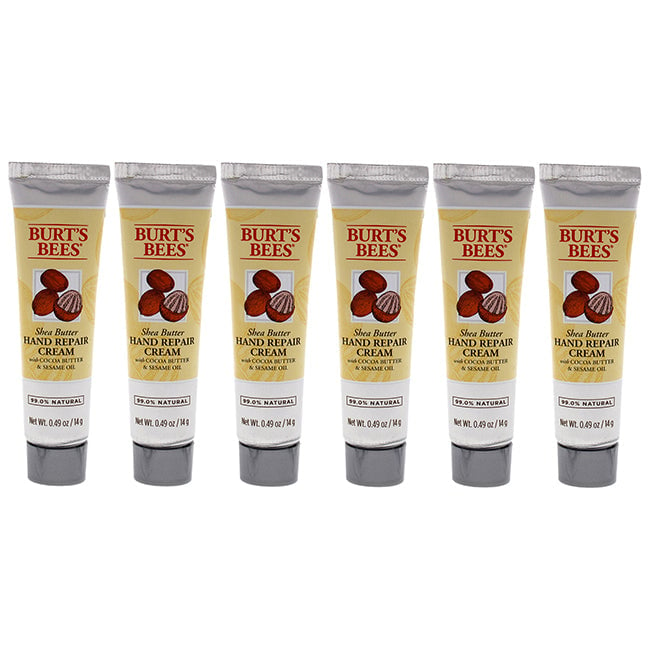 Burts Bees Shea Butter Hand Repair Cream by Burts Bees for Unisex - 0.49 oz Cream - Pack of 6 Image 1