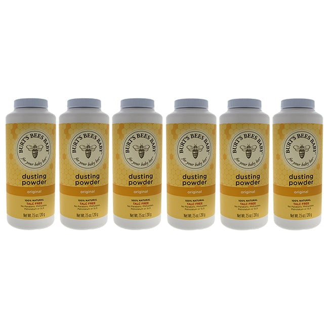 Burts Bees Baby Bee Dusting Powder Original by Burts Bees for Kids - 7.5 oz Powder - Pack of 6 Image 1