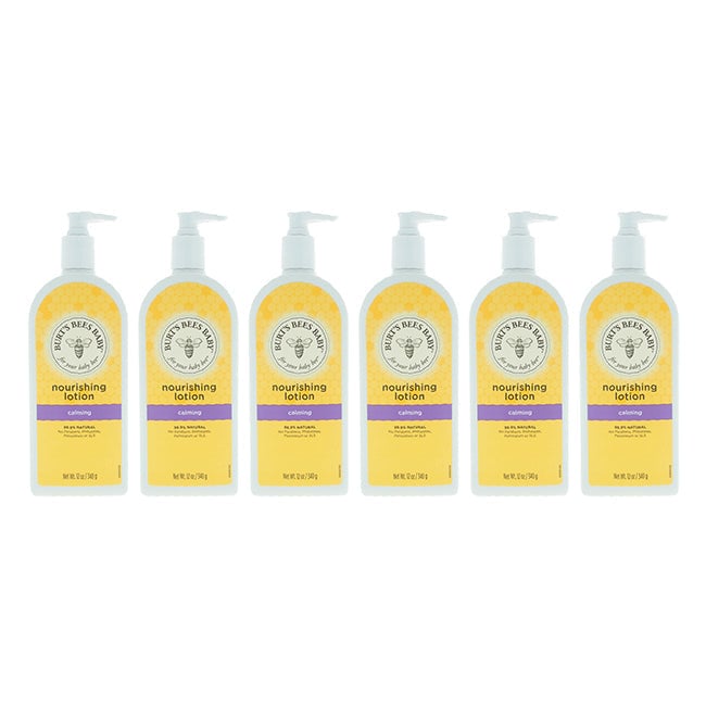 Burts Bees Baby Nourishing Lotion Calming by Burts Bees for Kids - 12 oz Lotion - Pack of 6 Image 1