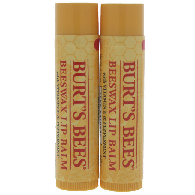 Burts Bees Beeswax Lip Balm Twin Pack by Burts Bees for Unisex - 2 x 0.15 oz Lip Balm Image 1