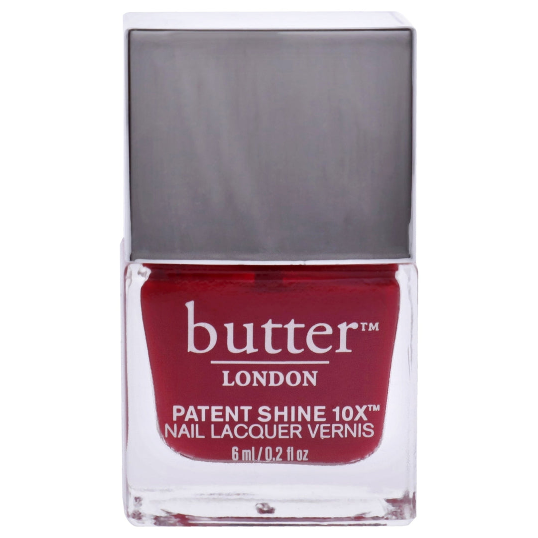 Butter London Patent Shine 10X Nail Lacquer - Her Majestys Red by Butter London for Women - 0.2 oz Nail Polish Image 1