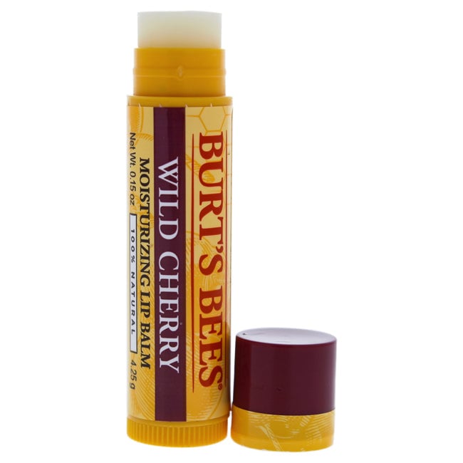 Burts Bees Wild Cherry Moisturizing Lip Balm by Burts Bees for Unisex - 0.15 oz Lip Balm Image 1