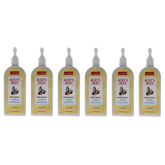 Burts Bees Milk and Honey Body Lotion by Burts Bees for Unisex - 12 oz Body Lotion - Pack of 6 Image 1