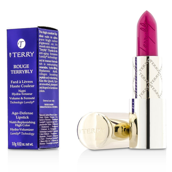 By Terry Rouge Terrybly Age Defense Lipstick - 302 Hot Cranberry 3.5g/0.12oz Image 4