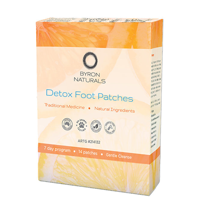 BYRON NATURALS Byron Naturals Detox Foot Patches (7 Day Program) x (7 Pairs) 14 Patches Image 1