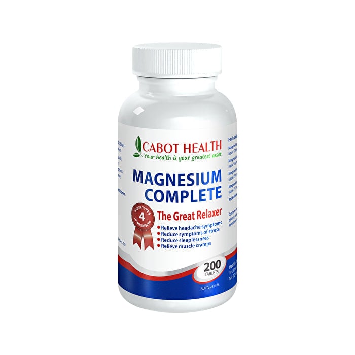 Cabot Health Magnesium Complete 200t Image 1