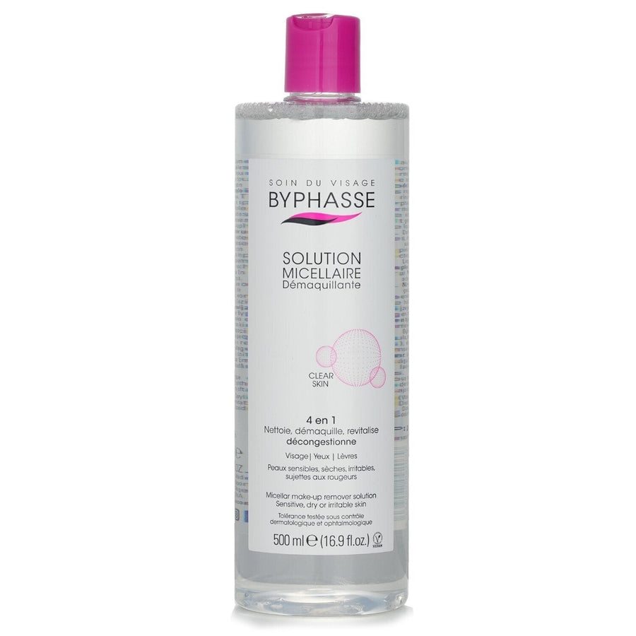 BYPHASSE Vegan Micellar Mu Remover Solution 500ml Image 1