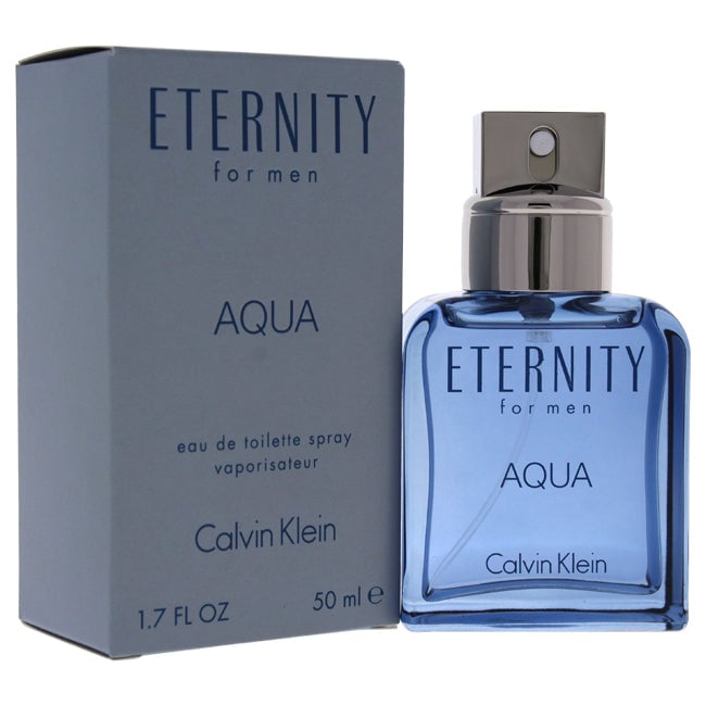 Calvin Klein Eternity Aqua by Calvin Klein for Men - 1.7 oz EDT Spray Image 1