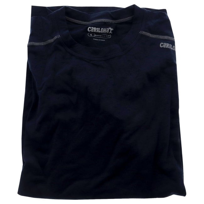 Cariloha Bamboo Activewear Long-Sleeve T-Shirt - Navy by Cariloha for Men - 1 Pc T-Shirt (S) Image 1