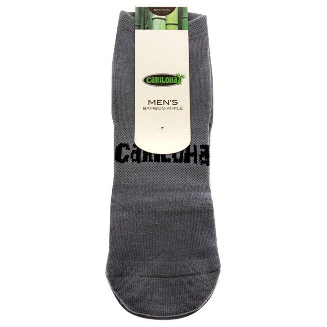 Cariloha Bamboo Ankle Socks - Carbon-Black by Cariloha for Men - 1 Pair Socks (S/M) Image 1