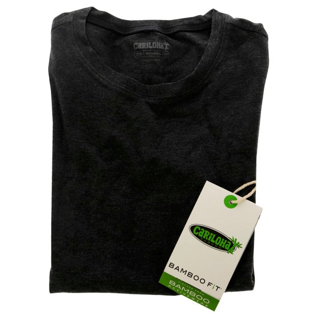 Cariloha Bamboo Athletic Crew T-Shirt - Carbon Heather by Cariloha for Women - 1 Pc T-Shirt (XS) Image 1