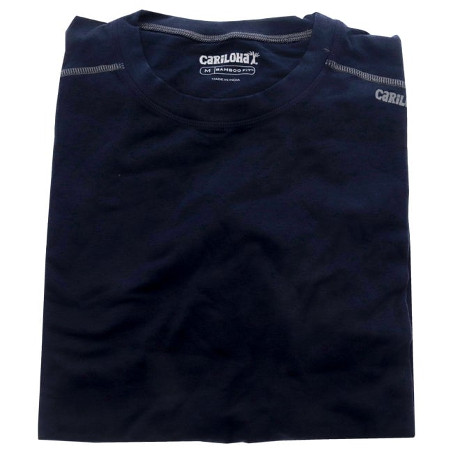 Cariloha Bamboo Athletic Crew T-Shirt - Navy by Cariloha for Men - 1 Pc T-Shirt (M) Image 1