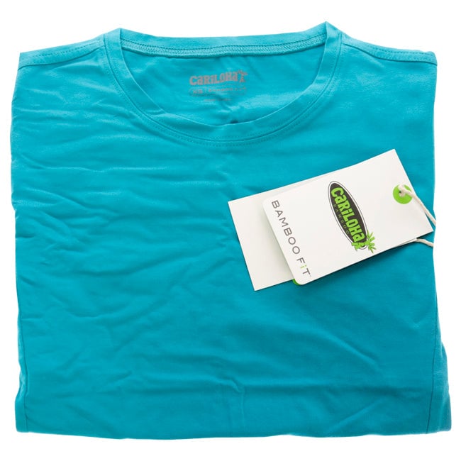 Cariloha Bamboo Athletic Crew T-Shirt - Teal by Cariloha for Women - 1 Pc T-Shirt (XS) Image 1