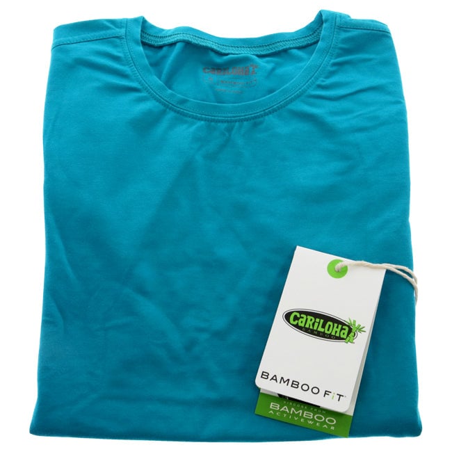 Cariloha Bamboo Athletic Crew T-Shirt - Teal by Cariloha for Women - 1 Pc T-Shirt (S) Image 1