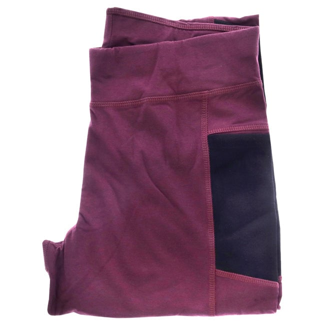 Cariloha Bamboo Athletic Legging - Merlot by Cariloha for Women - 1 Pc Legging (M) Image 1