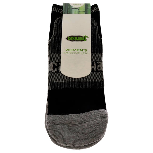 Cariloha Bamboo Athletic Socks - Carbon-Black by Cariloha for Women - 1 Pair Socks (S/M) Image 1