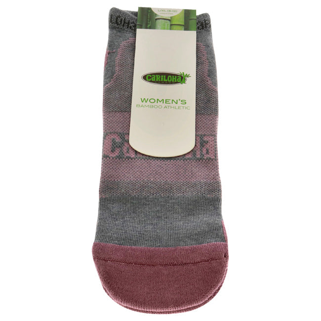 Cariloha Bamboo Athletic Socks - Rosewater by Cariloha for Women - 1 Pair Socks (L/XL) Image 1