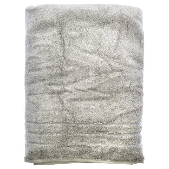 Cariloha Bamboo Bath Sheet - Harbor Gray by Cariloha for Unisex - 1 Pc Towel Image 1