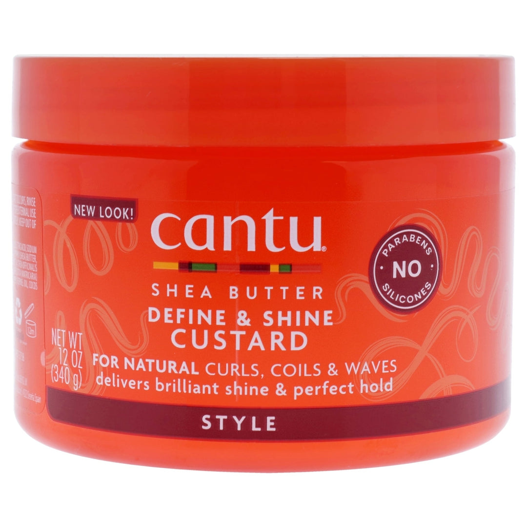 Cantu Shea Butter Define and Shine Custard by Cantu for Unisex - 12 oz Cream Image 1