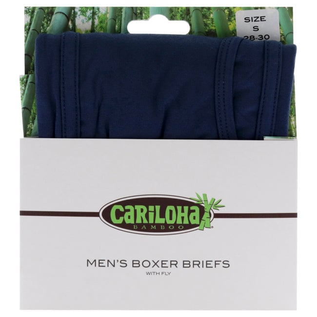 Cariloha Bamboo Boxer Briefs - Steel Blue by Cariloha for Men - 1 Pc Boxer (S) Image 1