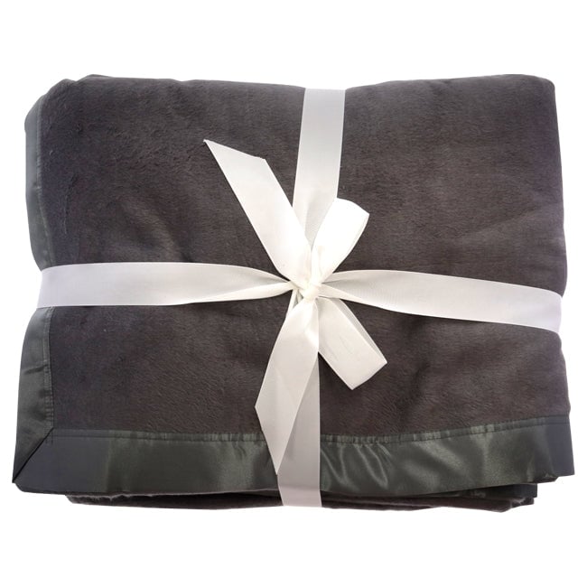 Cariloha Bamboo Brushed Fleece Blanket - Onyx-King by Cariloha for Unisex - 1 Pc Blanket Image 1