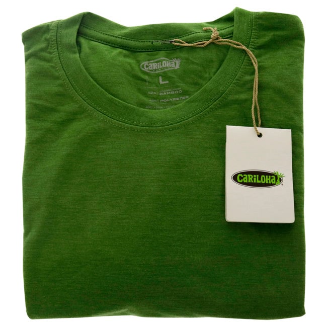 Cariloha Bamboo Comfort Crew Tee - Palm Green by Cariloha for Men - 1 Pc T-Shirt (L) Image 1