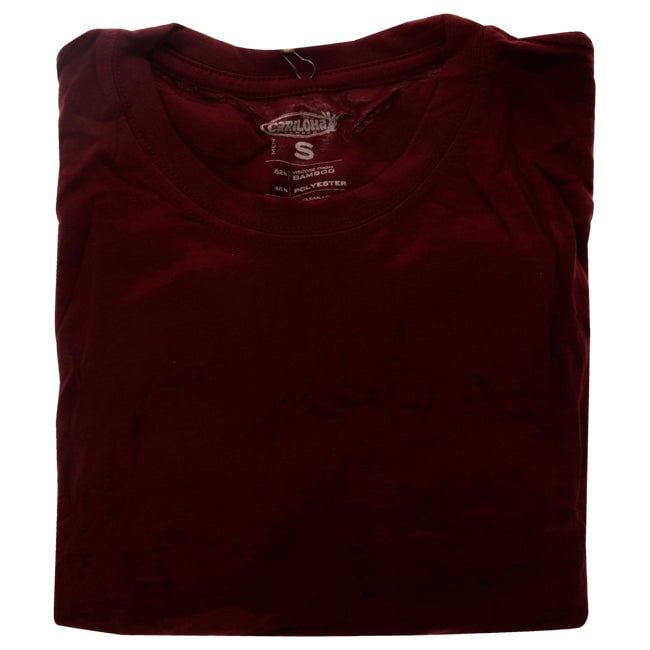 Cariloha Bamboo Comfort Crew Tee - Rockwood Red by Cariloha for Men - 1 Pc T-Shirt (S) Image 1