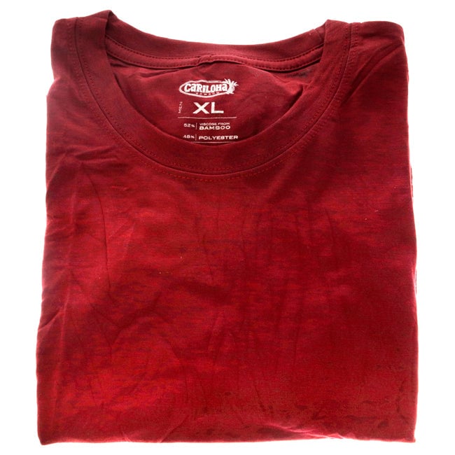 Cariloha Bamboo Comfort Crew Tee - Rockwood Red by Cariloha for Men - 1 Pc T-Shirt (XL) Image 1