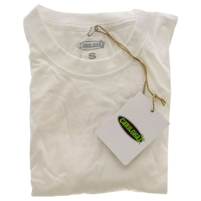 Cariloha Bamboo Crew Tee - White by Cariloha for Men - 1 Pc T-Shirt (S) Image 1