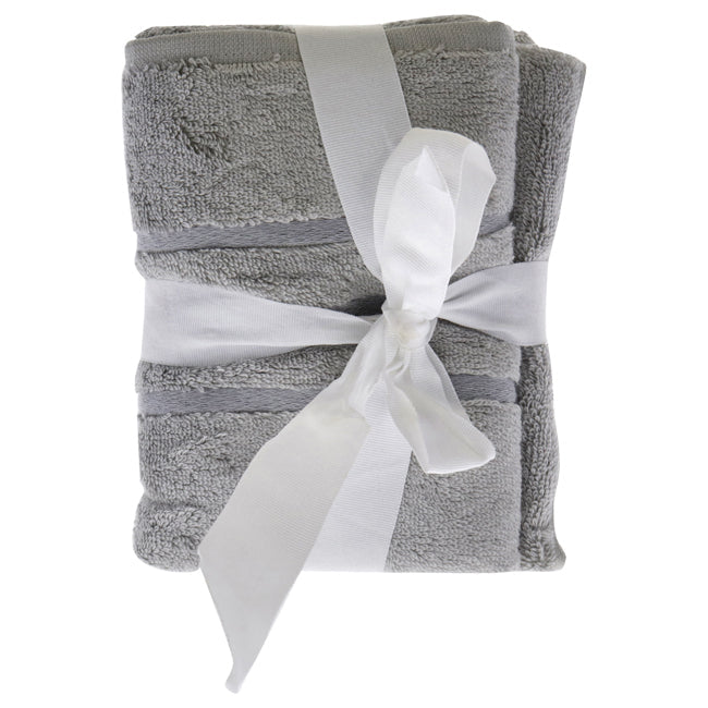 Cariloha Bamboo Hand Towel Set - Harbor Gray by Cariloha for Unisex - 3 Pc Towel Image 1