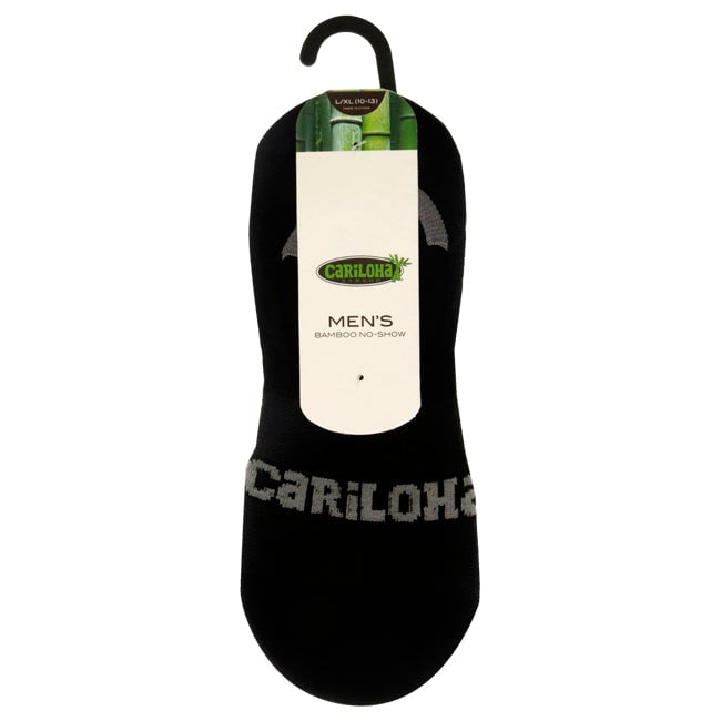 Cariloha Bamboo No-Show Socks - Black by Cariloha for Men - 1 Pair Socks (L/XL) Image 1