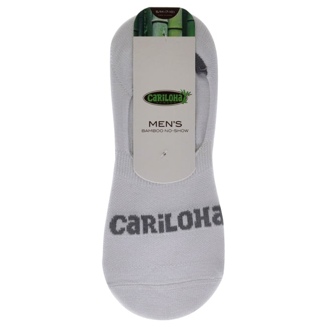 Cariloha Bamboo No-Show Socks - White by Cariloha for Men - 1 Pair Socks (S/M) Image 1