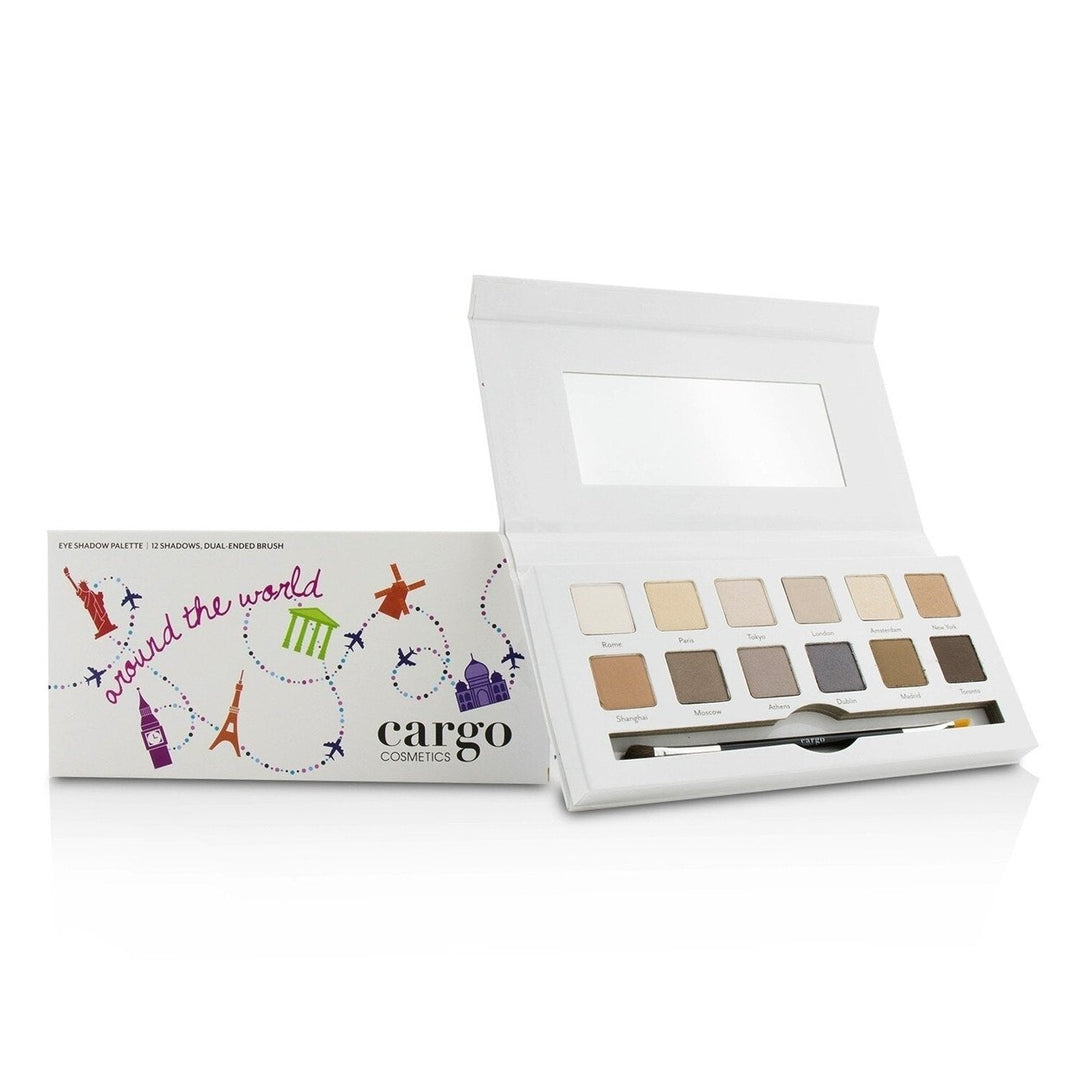 Cargo Around the World Eye Shadow Palette (12x Eye Shadow 1x Shadow Brush) 12x0.8g/0.03oz Image 1