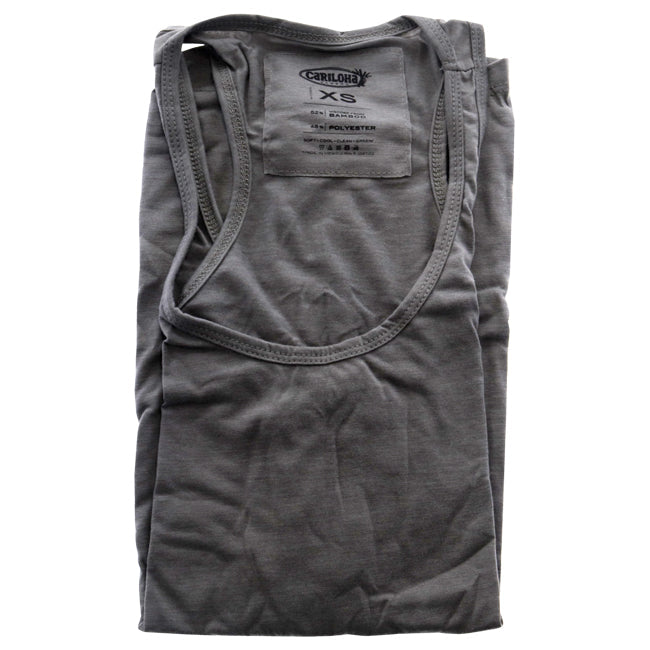 Cariloha Bamboo Racer Tank - Heather Gray by Cariloha for Women - 1 Pc Tank Top (XS) Image 1