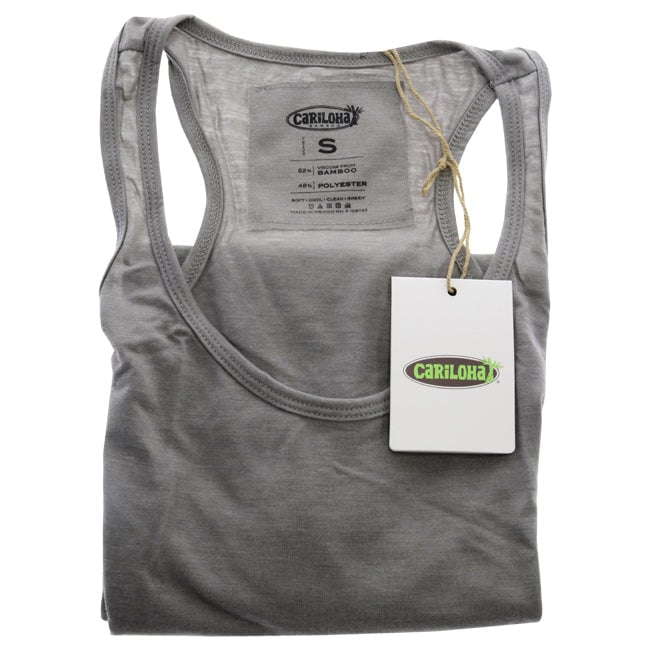 Cariloha Bamboo Racer Tank - Heather Gray by Cariloha for Women - 1 Pc Tank Top (S) Image 1