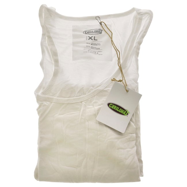 Cariloha Bamboo Racer Tank - White by Cariloha for Women - 1 Pc Tank Top (XL) Image 1