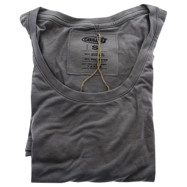 Cariloha Bamboo Scoop Tee - Gray Heather by Cariloha for Women - 1 Pc T-Shirt (S) Image 1