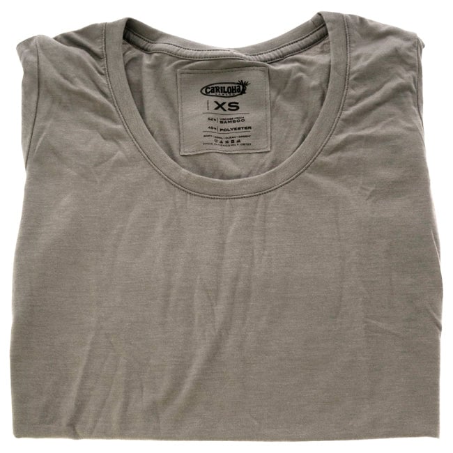 Cariloha Bamboo Scoop Tee - Gray Heather by Cariloha for Women - 1 Pc T-Shirt (XS) Image 1