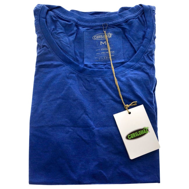 Cariloha Bamboo Scoop Tee - Reaf Blue Heather by Cariloha for Women - 1 Pc T-Shirt (M) Image 1