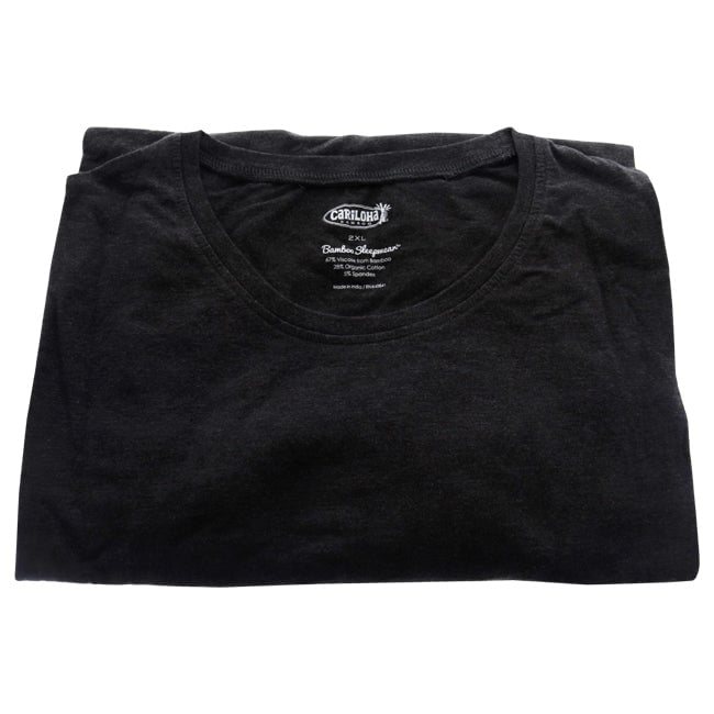 Cariloha Bamboo Sleep Crew Shirt - Charcoal Heather by Cariloha for Men - 1 Pc T-Shirt (2XL) Image 1