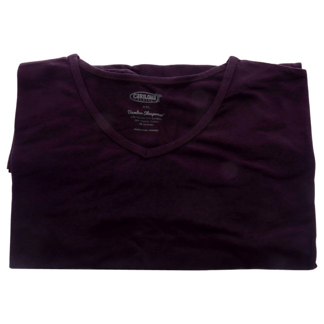 Cariloha Bamboo Sleep Dolman V-Neck T-Shirt - Deep Violet by Cariloha for Women - 1 Pc T-Shirt (2XL) Image 1