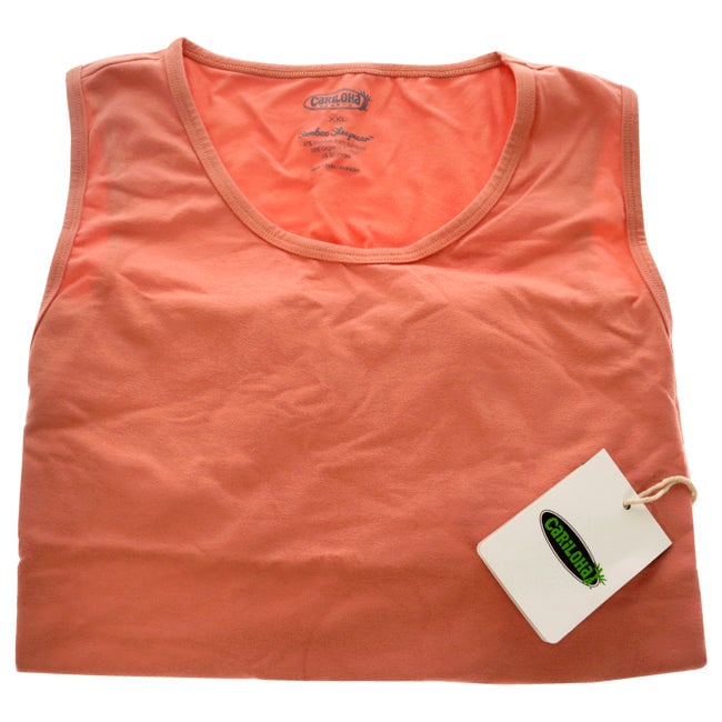 Cariloha Bamboo Sleep Tank Top - Coral by Cariloha for Women - 1 Pc T-Shirt (2XL) Image 1